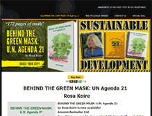 Tablet Screenshot of behindthegreenmask.com